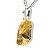 01 Pingente Nlux Pedrinha Citrino Natural 12mm Montagem Pino Prata 950 - Imagem 8