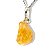 01 Pingente Nlux Pedrinha Citrino Natural 12mm Montagem Pino Prata 950 - Imagem 7