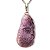 01 Pingente Nlux Pedrinha Lepidolita Mica Natural Montagem Prata 950 - Imagem 5