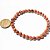 Pulseira Bolinha Pedra do Sol Fio Silicone 6mm - Imagem 3