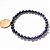 Pulseira Bolinha Pedra Estrela Fio Fibra de Silicone 6mm - Imagem 1