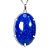 Colar Cabochão Oval Lapis Lazuli Montagem Garra Prata 950 - Imagem 4