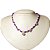Colar Feminino de Miçanga Com Ametista Natural 50cm - Imagem 3