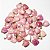 Colar Mini Coração Amazonita Pink Pedra Natural Dourado - Imagem 3