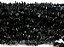 Fio Obsidiana Negra Cascalho Extra Furado Pedra Natural Rolada e Furado 90cm - Imagem 2