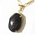 Colar Extra Cabochão Pedra Ônix Preto Garra Prata 950 - Imagem 2