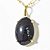 Colar Extra Cabochão Pedra Estrela Azul  Garra Prata 950 - Imagem 1