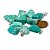 Colar Pedrinha Amazonita Montagem Pino Prateado - Imagem 6