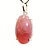 Colar Cabochão Quartzo Rosa Pino Montagem Prata 950 Garra - Imagem 2