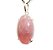 Colar Cabochão Quartzo Rosa Pino Montagem Prata 950 Garra - Imagem 1