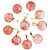 Colar Mini Disco Quartzo Cherry Pedra Natural Pino Prateado - Imagem 2