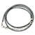 Colar Pontinha Pedra obsidiana Mahogany Presilha e Pino Prateado - Imagem 3
