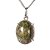 Colar Cabochão Pedra Unakita 15mm Natural na Garra Prata 950 - Imagem 1