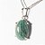 Colar Cabochão Amazonita Verde 15mm Natural Garra Prata 950 - Imagem 2