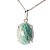Colar Cabochão Amazonita Verde 15mm Natural Garra Prata 950 - Imagem 1