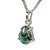 01 Pingente Nlux Ponto de Luz Esmeralda Natural na Garra Prata 950 - Imagem 5