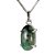 Colar Cabochão Oval Esmeralda Natural na Garra Prata 950 - Imagem 4