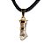 Colar Mini Figa Pedra Quartzo Cristal Montagem Dourado - Imagem 1