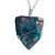 Colar Pontinha Apatita Azul Pedra Natural Pino Prata 950 - Imagem 2