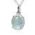 Pingente Cabochão Topázio Azul Natural Liso Garra Prata 950 - Imagem 1