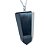 Colar Pontinha Obsidiana Negra Pedra Natural Pino Prata 950 - Imagem 6