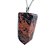 Colar Pontinha Obsidiana Mahogany Grande Pino Prata 950 - Imagem 1