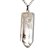 Colar Pontinha Pedra Cristal com Lodolita Montagem Prata 950 - Imagem 4