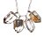 Colar Pontinha Pedra Cristal com Lodolita Montagem Prata 950 - Imagem 3