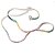 Conjunto Riviera Colar e Pulseira em Zircônia 45cm Prata 950 - Imagem 8