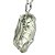 Colar Pontinha Bruto Prasiolita Pedra Natural Pino Prata 950 - Imagem 3