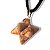 Colar Merkabah Jaspe Leopardo Pedra Natural Pino Dourado - Imagem 3