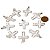 Colar Crucifixo Cristal Pedra Natural Pino Prateado - Imagem 9