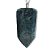 Colar Ponta Apatita Azul 25 a 30mm Montagem Pino Prata 950 - Imagem 1