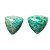 Brinco ButtonTrillion Amazonita Verde Prata 950 Ref BB5924 - Imagem 2