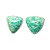 Brinco ButtonTrillion Amazonita Verde Prata 950 Ref BB5924 - Imagem 1