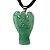Colar de Anjo Pedra Quartzo Verde Montagem Dourado - Imagem 3