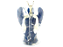 Colar de Anjo Pedra Cristal Translucido em Banho Prateado - Imagem 2