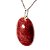 Colar Cabochão Dolomita Vermelha Castoação Prata 950 - Imagem 2