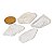 Kit 4 Topázio Branco Chapinha Bruto Natural Pedra de 2025 - Imagem 3