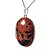 Colar Cabochão Obsidiana Mahogany Castoação Pino Prata 950 - Imagem 3