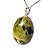 Colar Cabochão Oval Pedra Jadeita Pino Prata 950 - Imagem 3
