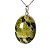 Colar Cabochão Oval Pedra Jadeita Pino Prata 950 - Imagem 1