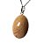 Colar Cabochão Oval Jaspe Madeira Pino Prata 950 - Imagem 2