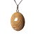 Colar Cabochão Oval Jaspe Madeira Pino Prata 950 - Imagem 1