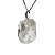 Colar Topázio Branco Bruto Natural Pino Prata 950 Pedra 2025 - Imagem 1