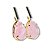 Brinco Quartzo Rosa Gema Facetada Pedra Natural Dourado - Imagem 4