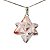 Colar Mekabah Pedra Quartzo Cherry Natural Pino Prata 950 - Imagem 3