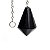 Pêndulo Pedra Quartzo Preto Piramidal Lapidado Invertido - Imagem 4