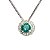 Conjunto Fino Brilhante Esmeralda Zircônia Prata 925 - Imagem 4