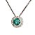 Conjunto Fino Brilhante Esmeralda Zircônia Prata 925 - Imagem 7